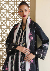 QPrints By Qalamkar Embroidered Jacquard Weaved 3 Piece Unstitched Suit QLM25QP D-QW-1A TYANA